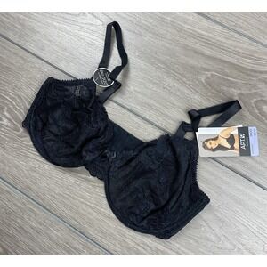 Apt 9 Women's Lace Unlined Intimates Bra Black Size 38DD New